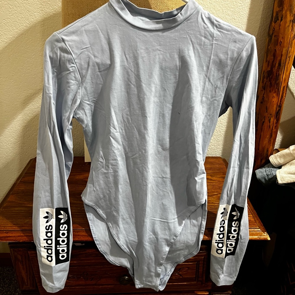 Adidas originals blue bodysuit worn once!
